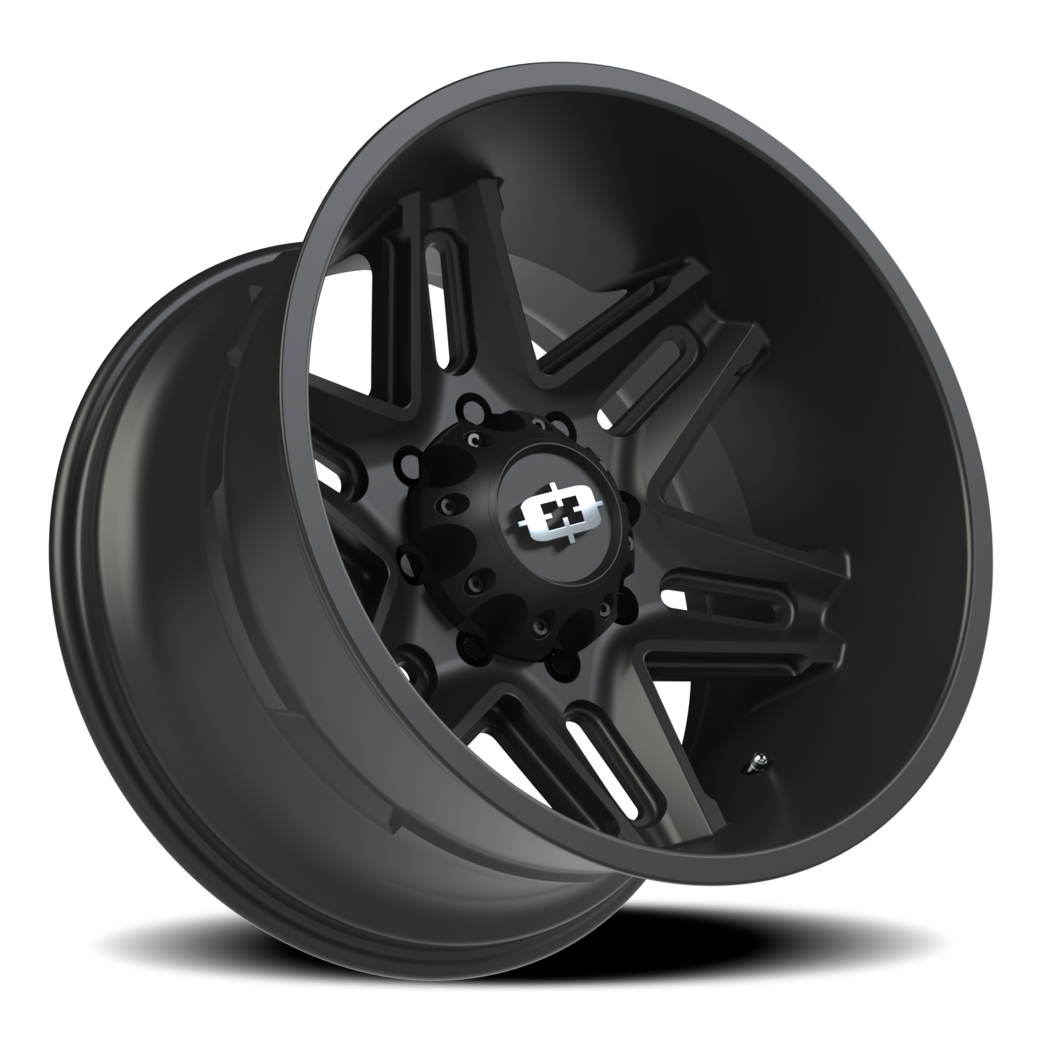 Vision Wheel 363 Satin Black 20x12 -51 8x165.1mm 125.2mm - Wheelwiz