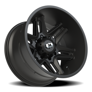 Vision Wheel 363 Satin Black 20x12 -51 8x165.1mm 125.2mm - Wheelwiz