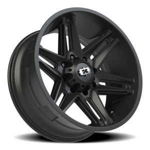 Vision Wheel 363 Satin Black 22x10 -19 8x170mm 125.2mm - Wheelwiz