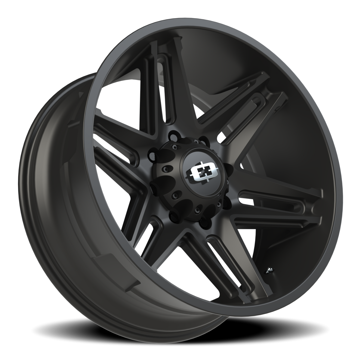 Vision Wheel 363 Satin Black 22x10 -19 8x180mm 124.2mm - Wheelwiz