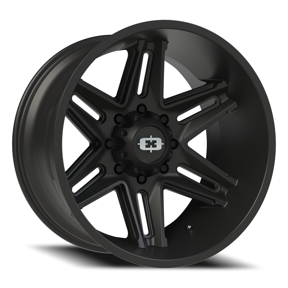 Vision Wheel 363 Satin Black 22x12 -51 8x165.1mm 125.2mm - Wheelwiz