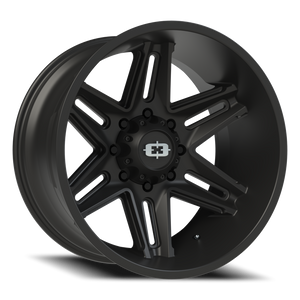 Vision Wheel 363 Satin Black 22x12 -51 8x180mm 124.2mm - Wheelwiz