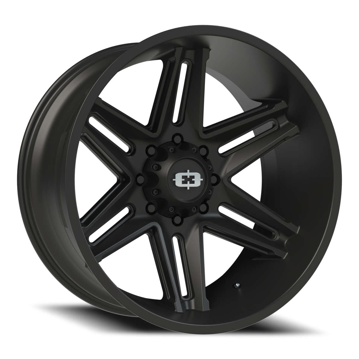 Vision Wheel 363 Satin Black 24x12 -51 8x165.1mm 125.2mm - Wheelwiz