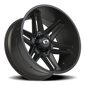 Vision Wheel 363 Satin Black 24x12 -51 8x165.1mm 125.2mm - Wheelwiz