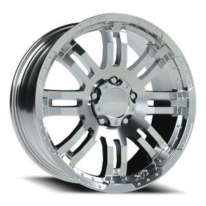 Vision Wheel 375 Chrome 20x9 +18 5x139.7mm 108mm - Wheelwiz