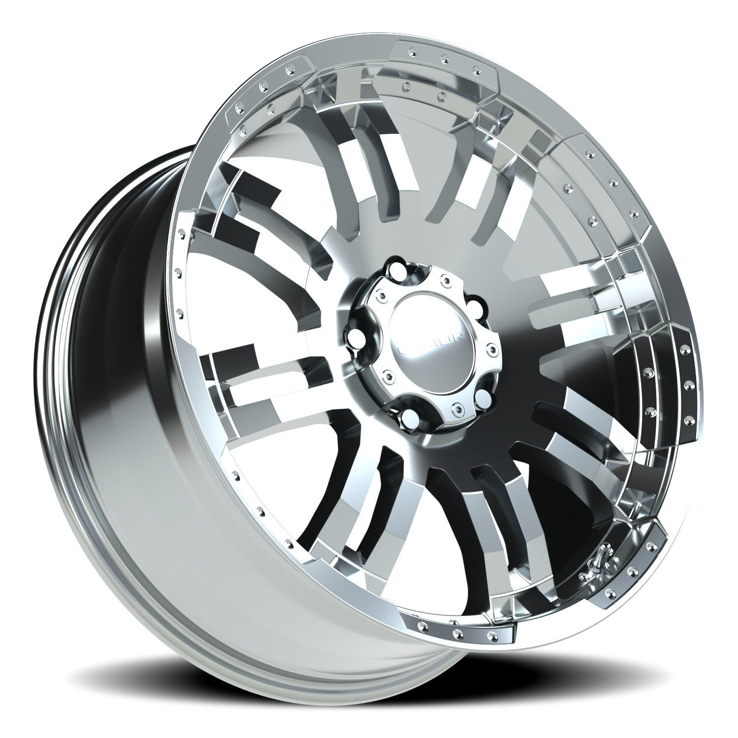 Vision Wheel 375 Chrome 20x9 +18 5x139.7mm 108mm - Wheelwiz