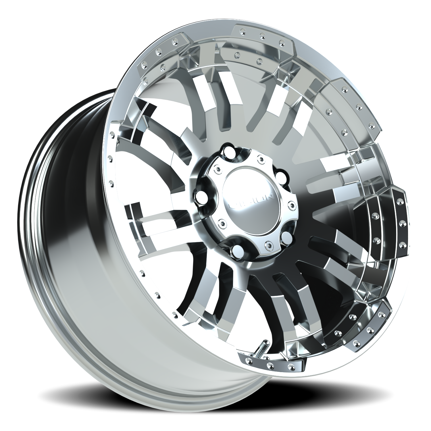 Vision Wheel 375 Chrome 17x8.5 +18 5x139.7mm 108mm - Wheelwiz
