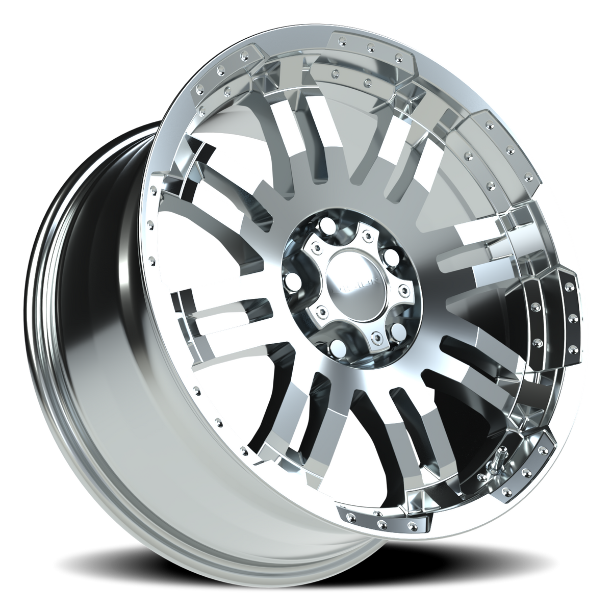 Vision Wheel 375 Chrome 18x8.5 +25 5x127mm 78.1mm - Wheelwiz
