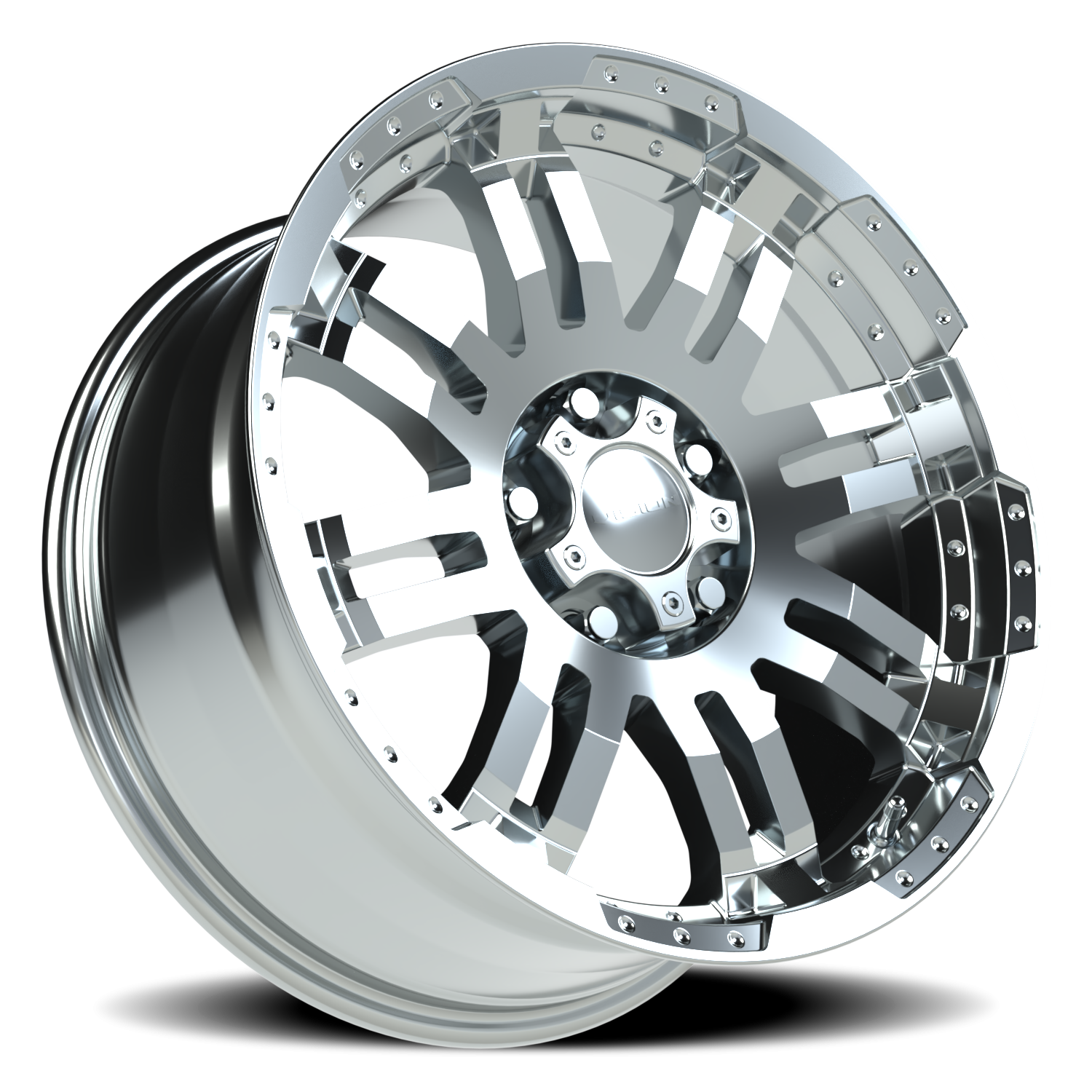 Vision Wheel 375 Chrome 18x8.5 +25 5x127mm 78.1mm - Wheelwiz