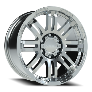 Vision Wheel 375 Chrome 20x9 +30 6x139.7mm 106.2mm - Wheelwiz