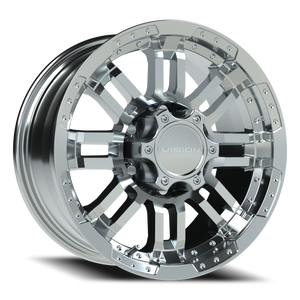 Vision Wheel 375 Chrome 16x8 0 6x139.7mm 110mm - Wheelwiz