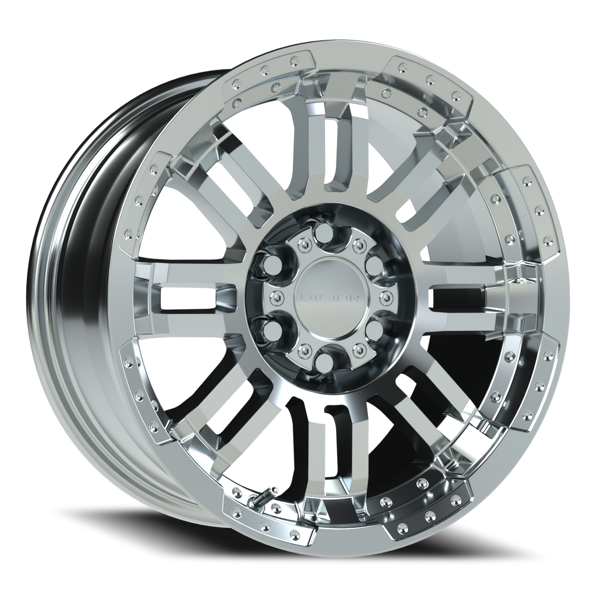 Vision Wheel 375 Chrome 16x8 +12 6x114.3mm 71.5mm - Wheelwiz