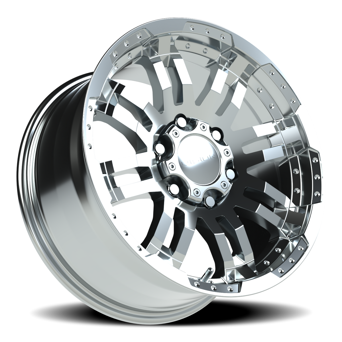 Vision Wheel 375 Chrome 17x8.5 +25 6x139.7mm 106.2mm - Wheelwiz