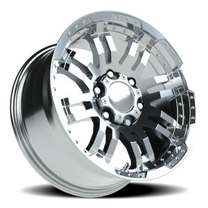 Vision Wheel 375 Chrome 17x8.5 +25 6x139.7mm 106.2mm - Wheelwiz