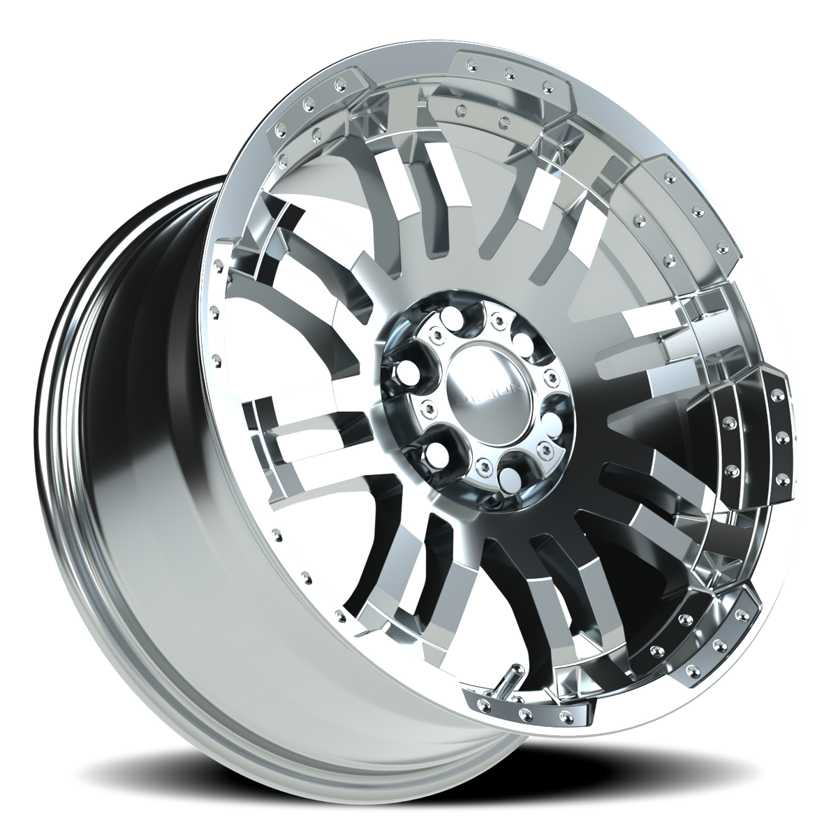 Vision Wheel 375 Chrome 17x8.5 +18 6x114.3mm 73mm - Wheelwiz