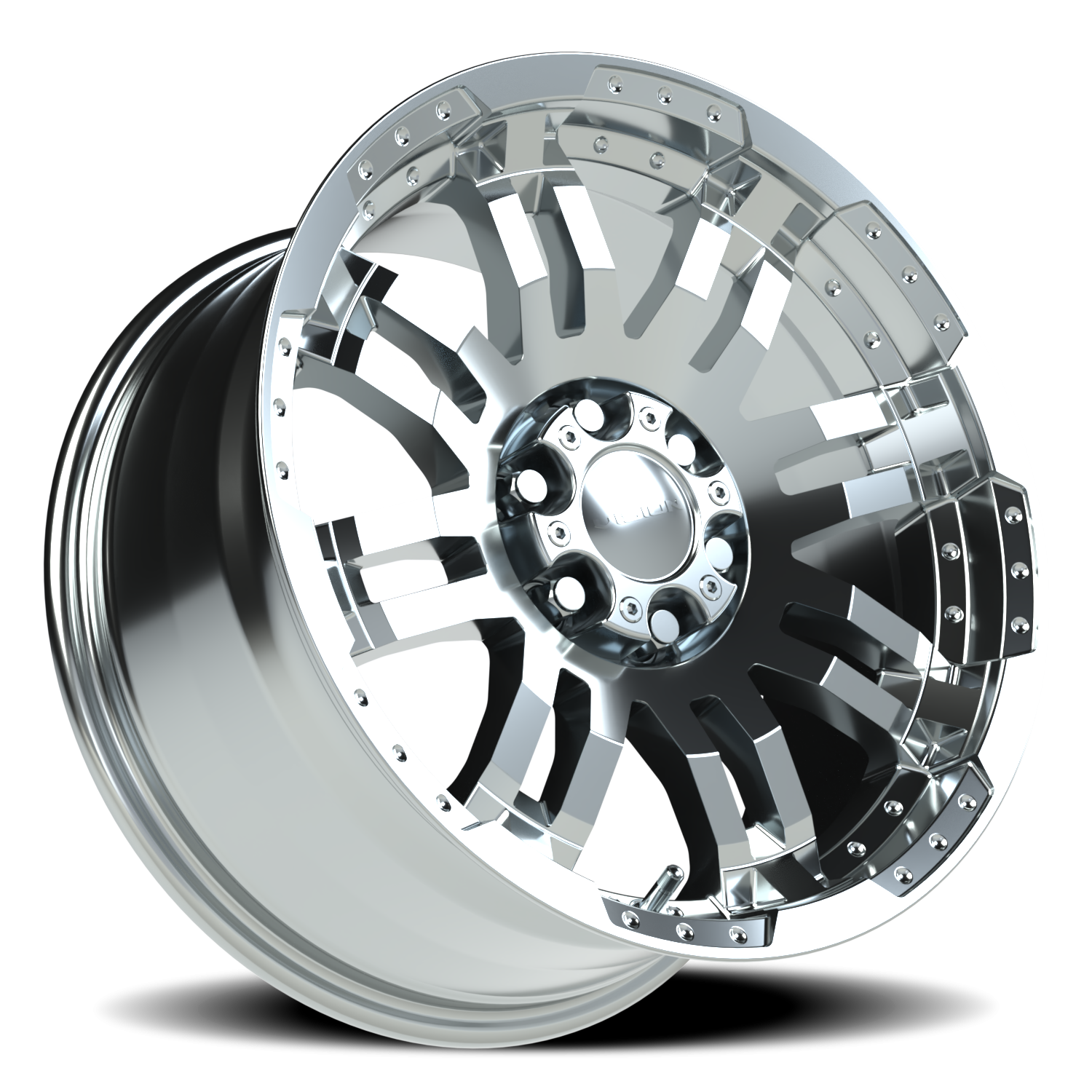 Vision Wheel 375 Chrome 17x8.5 +18 6x114.3mm 73mm - Wheelwiz