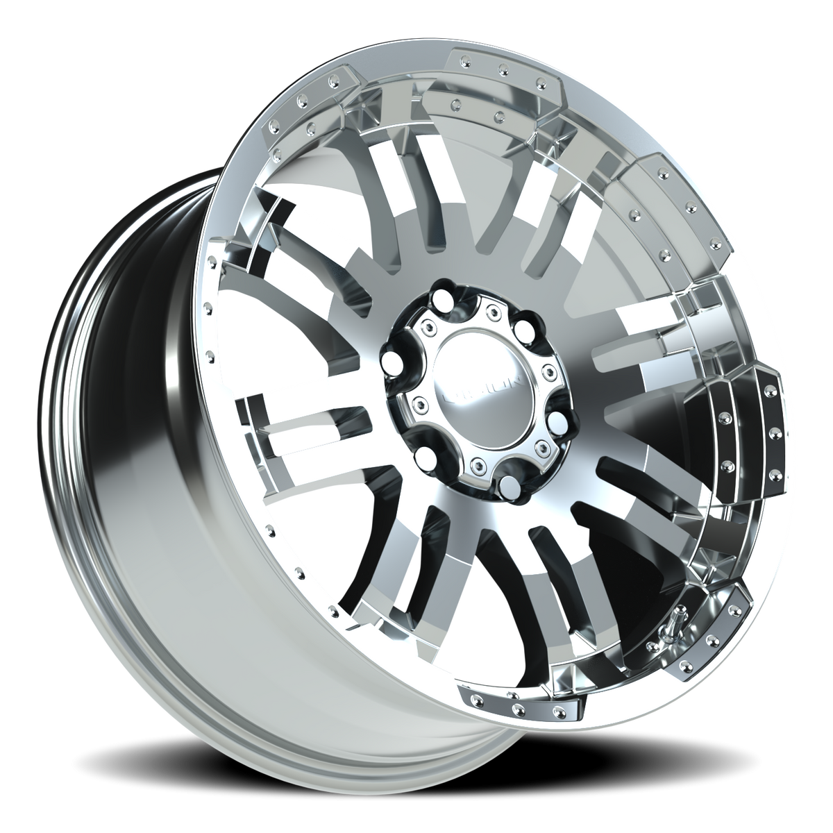 Vision Wheel 375 Chrome 18x8.5 +25 6x139.7mm 106.2mm - Wheelwiz