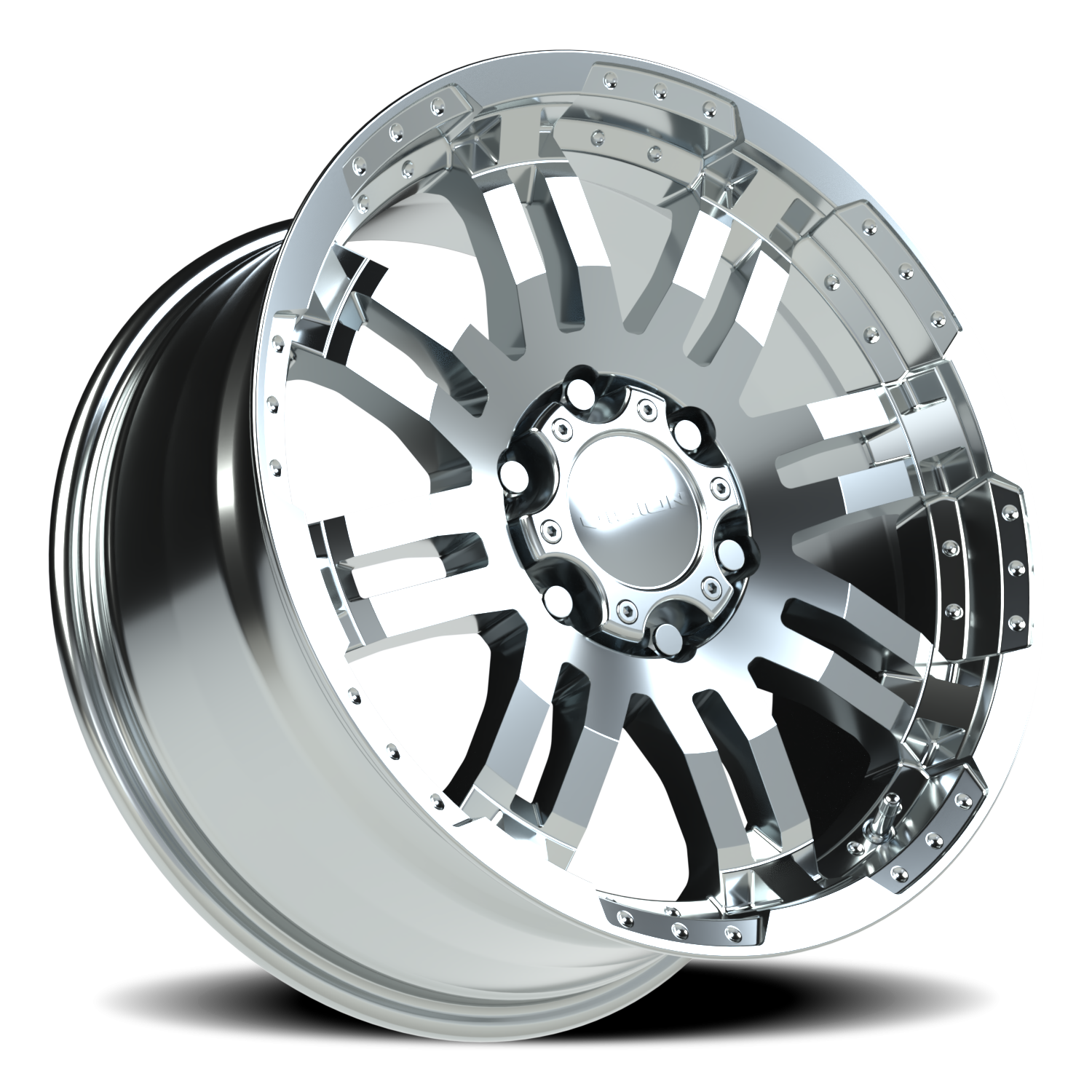 Vision Wheel 375 Chrome 18x8.5 +25 6x139.7mm 106.2mm - Wheelwiz