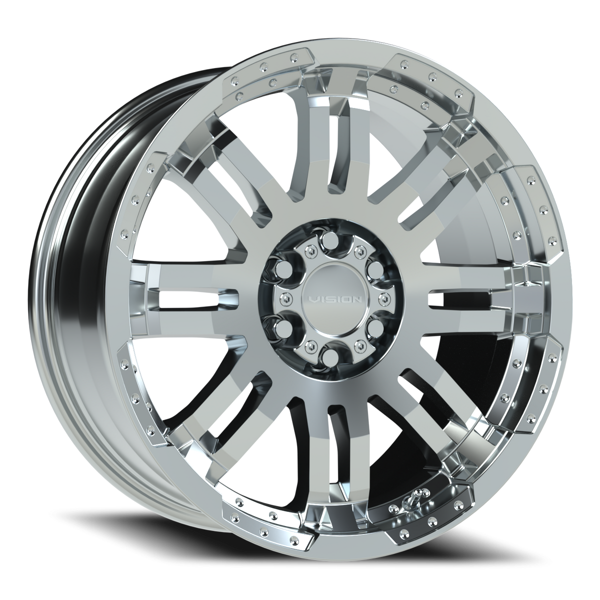 Vision Wheel 375 Chrome 18x8.5 +18 6x114.3mm 73mm - Wheelwiz