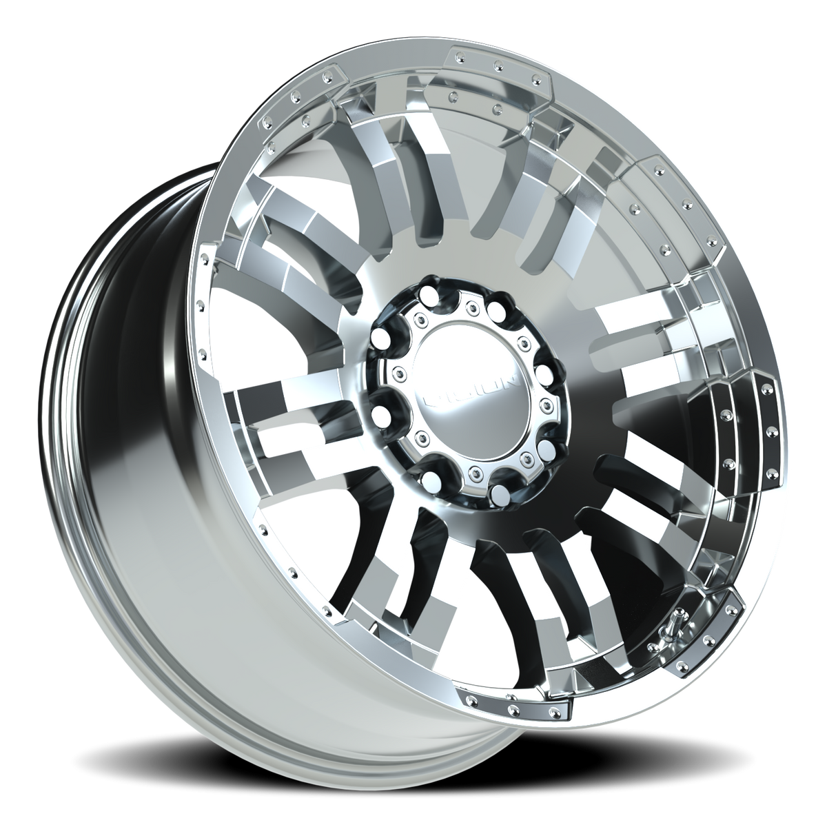 Vision Wheel 375 Chrome 20x9 +18 8x165.1mm 125.2mm - Wheelwiz