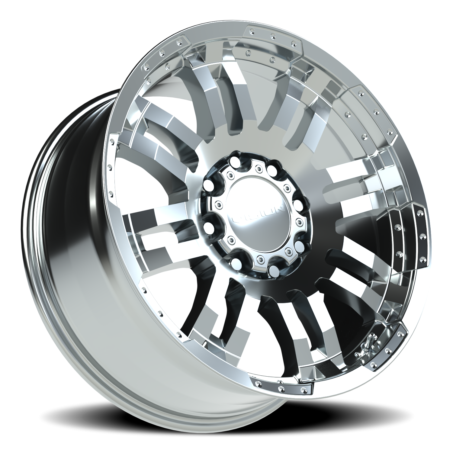 Vision Wheel 375 Chrome 20x9 +18 8x165.1mm 125.2mm - Wheelwiz