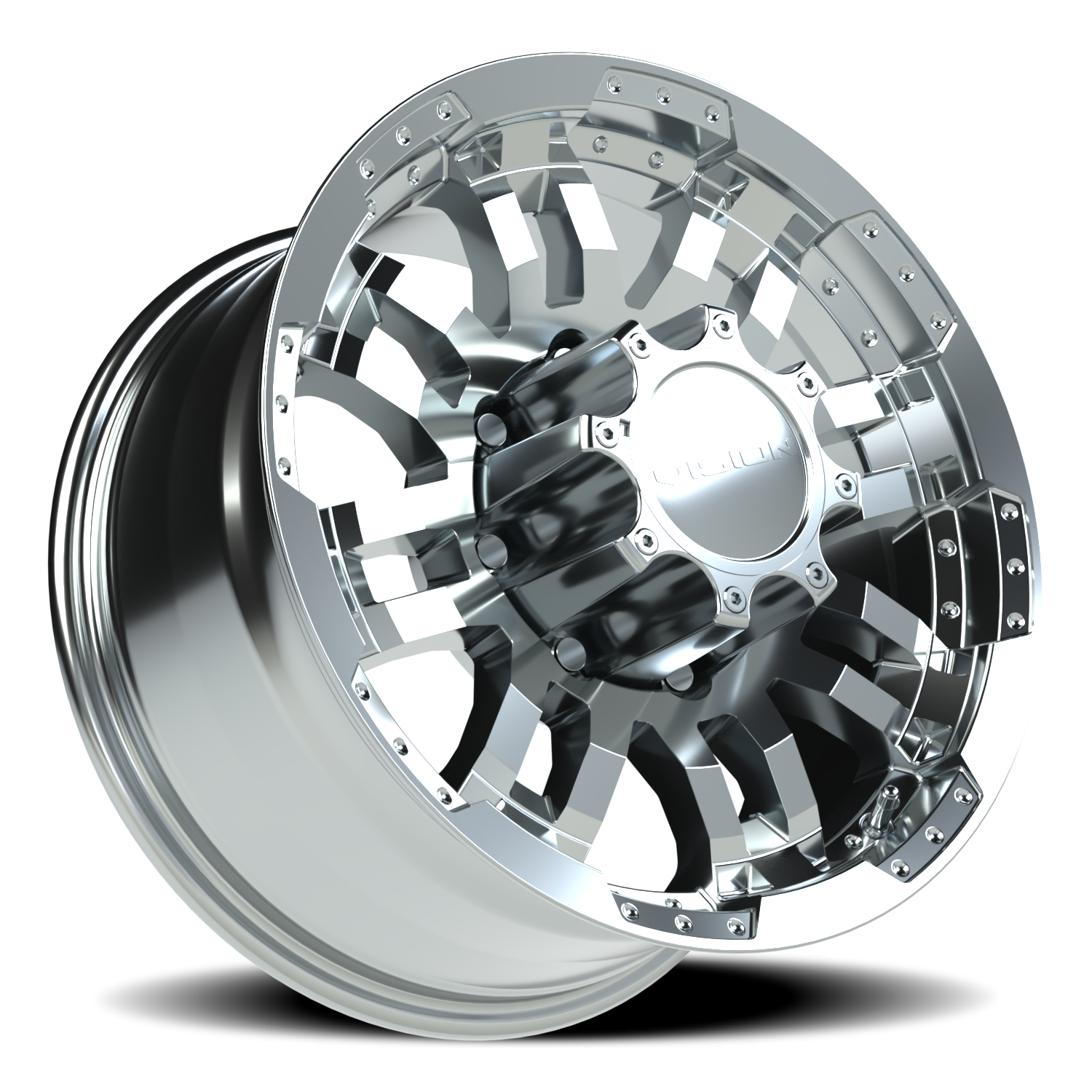 Vision Wheel 375 Chrome 17x8.5 +18 8x170mm 125.2mm - Wheelwiz