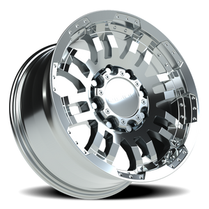 Vision Wheel 375 Chrome 17x8.5 +18 8x165.1mm 125.2mm - Wheelwiz