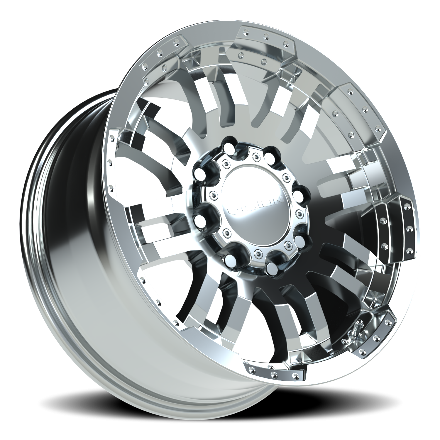 Vision Wheel 375 Chrome 18x8.5 +18 8x165.1mm 125.2mm - Wheelwiz