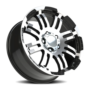 Vision Wheel 375 Gloss Black Machined Face 20x9 +35 5x150mm 110.2mm - Wheelwiz