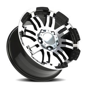 Vision Wheel 375 Gloss Black Machined Face 17x8.5 +18 5x135mm 87.1mm - Wheelwiz