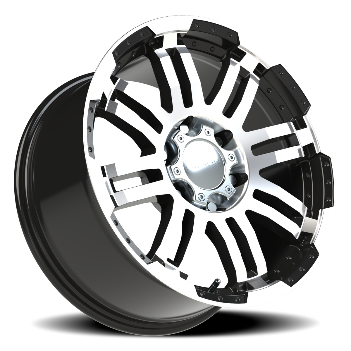 Vision Wheel 375 Gloss Black Machined Face 20x9 0 6x135mm 87.1mm - Wheelwiz