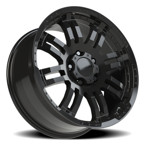 Vision Wheel 375 Gloss Black 20x9 +18 5x139.7mm 108mm - Wheelwiz