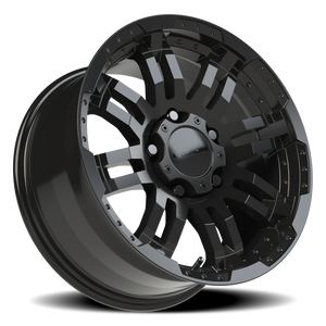 Vision Wheel 375 Gloss Black 17x8.5 +18 5x139.7mm 108mm - Wheelwiz