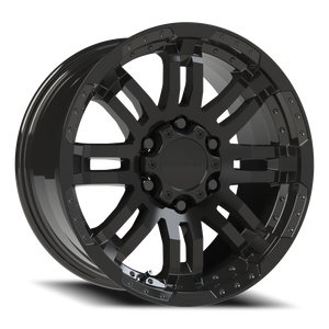 Vision Wheel 375 Gloss Black 17x8.5 +25 6x135mm 87.1mm - Wheelwiz