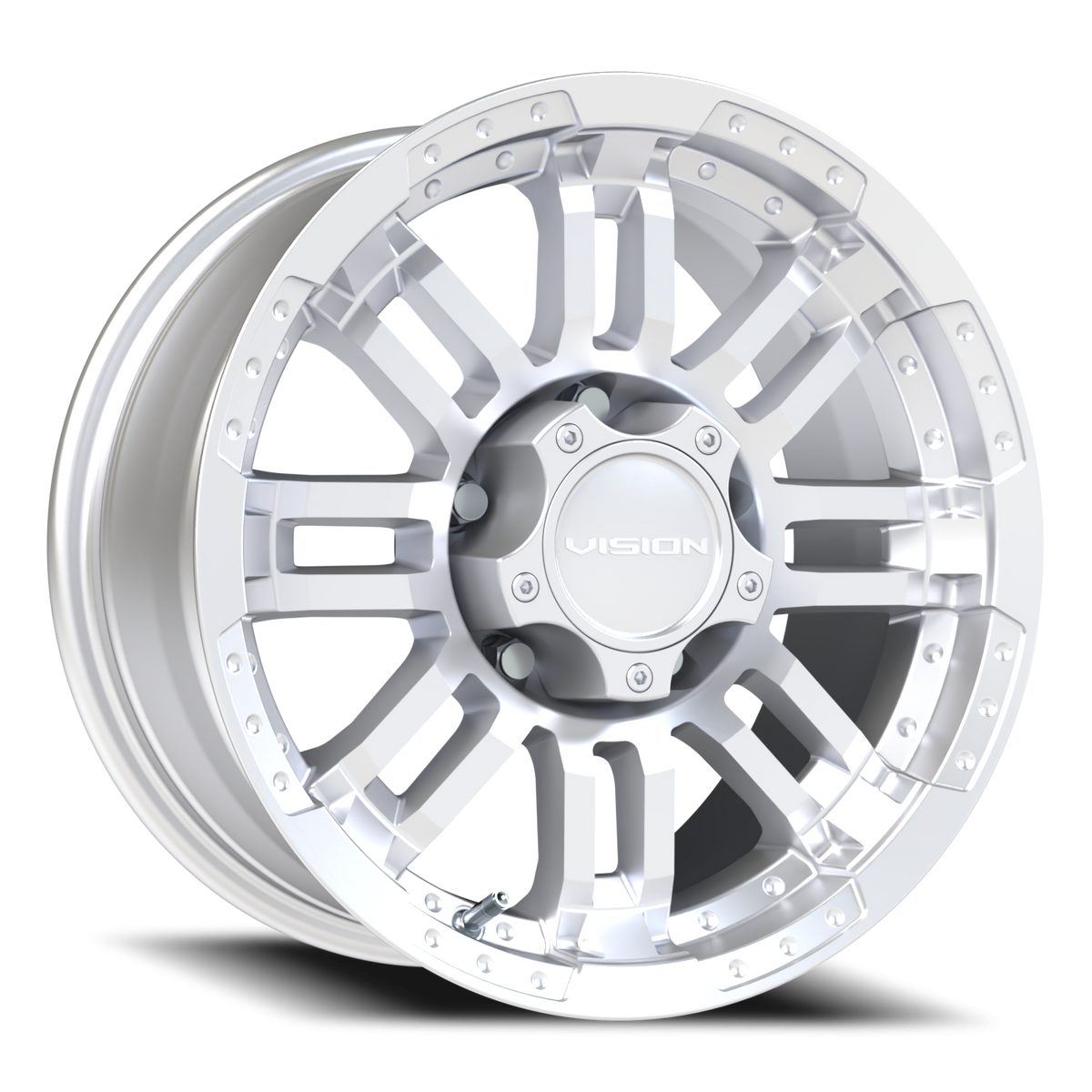 Vision Wheel 375 Winter Paint-Silver( Salt Resistant) 16x8 0 5x135mm 87.1mm - Wheelwiz