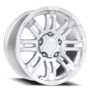 Vision Wheel 375 Winter Paint-Silver( Salt Resistant) 17x8.5 +18 5x139.7mm 108mm - Wheelwiz