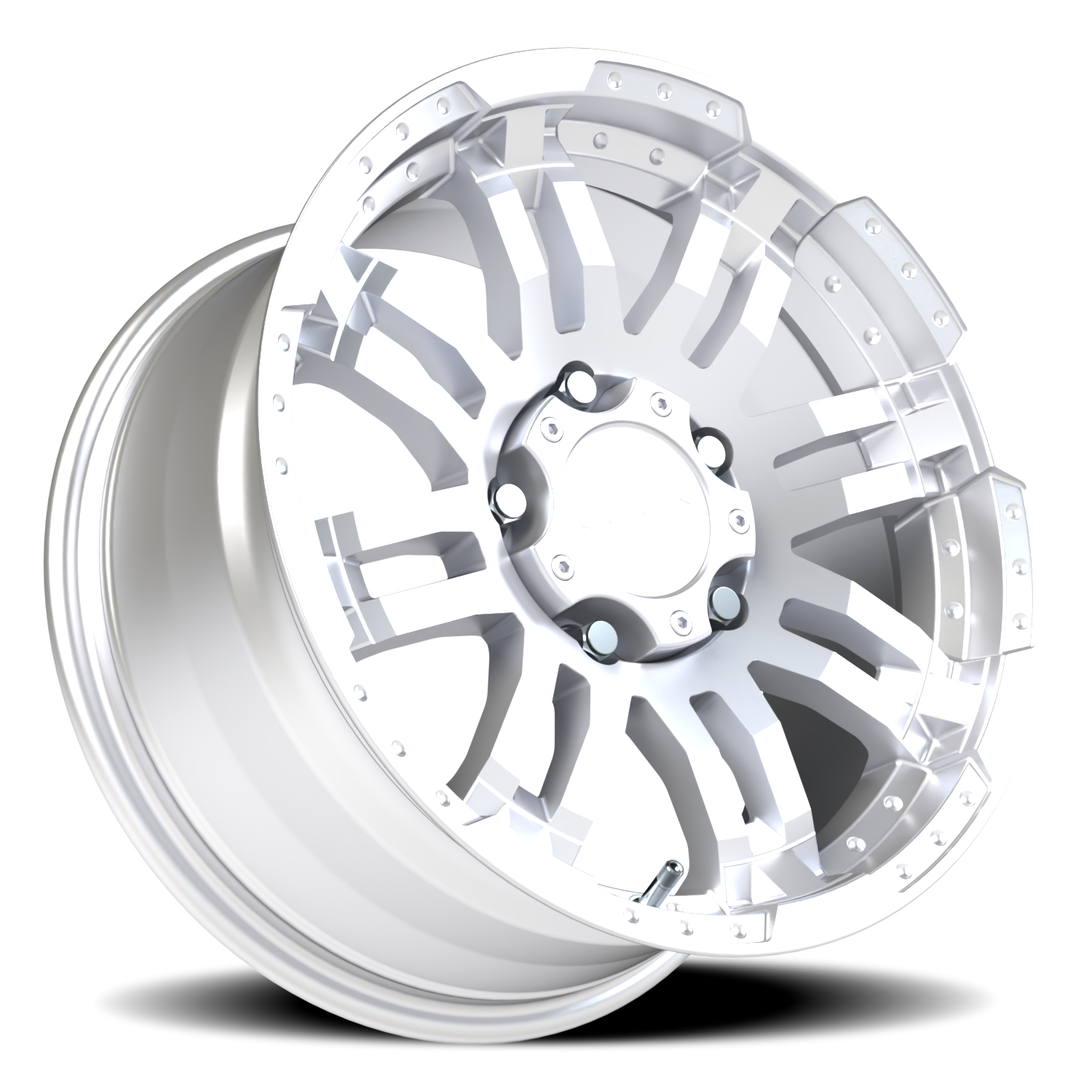 Vision Wheel 375 Winter Paint-Silver( Salt Resistant) 17x8.5 +18 5x139.7mm 108mm - Wheelwiz