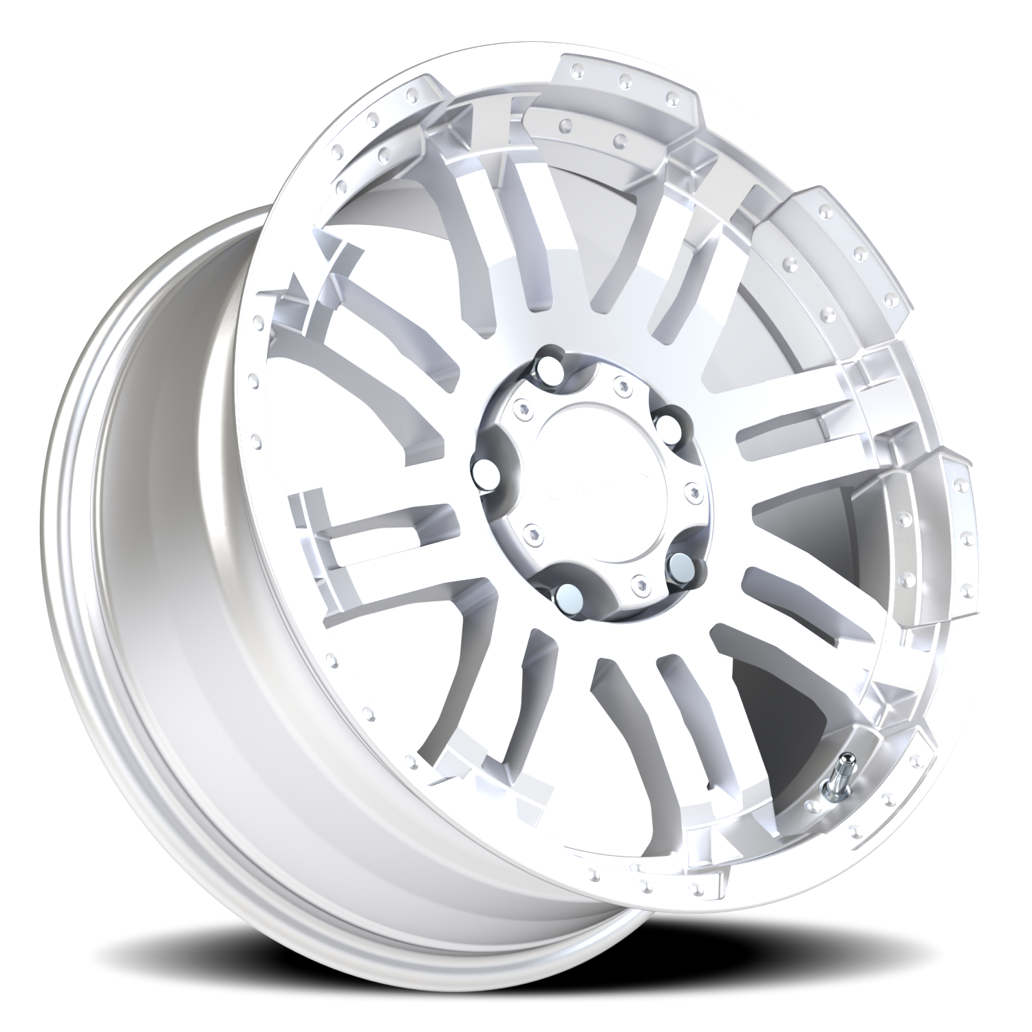 Vision Wheel 375 Winter Paint-Silver( Salt Resistant) 18x8.5 +18 5x139.7mm 108mm - Wheelwiz