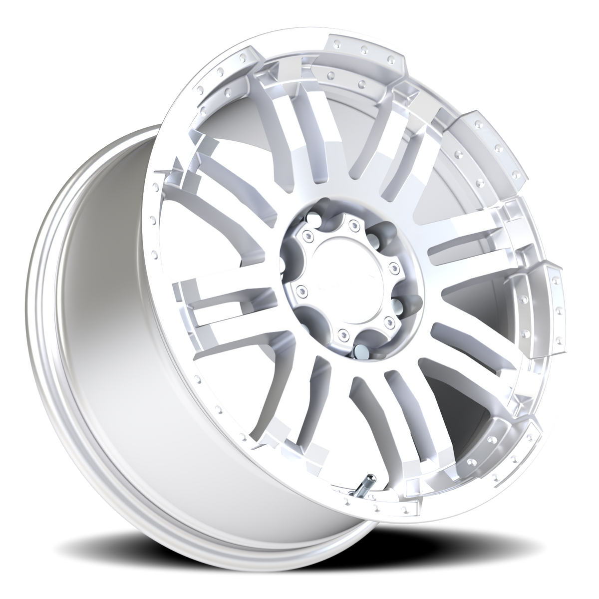 Vision Wheel 375 Winter Paint-Silver( Salt Resistant) 20x9 +18 6x139.7mm 106.2mm - Wheelwiz