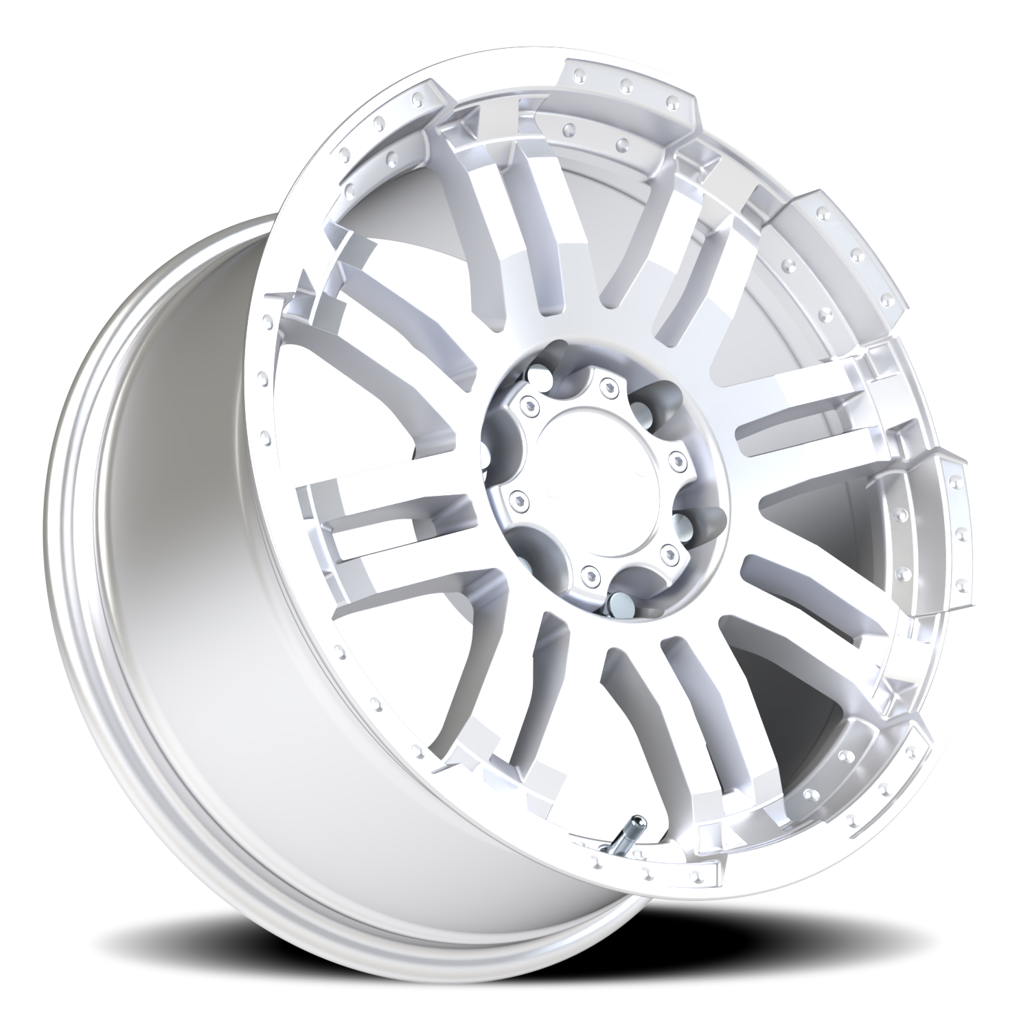 Vision Wheel 375 Winter Paint-Silver( Salt Resistant) 20x9 +18 6x139.7mm 106.2mm - Wheelwiz