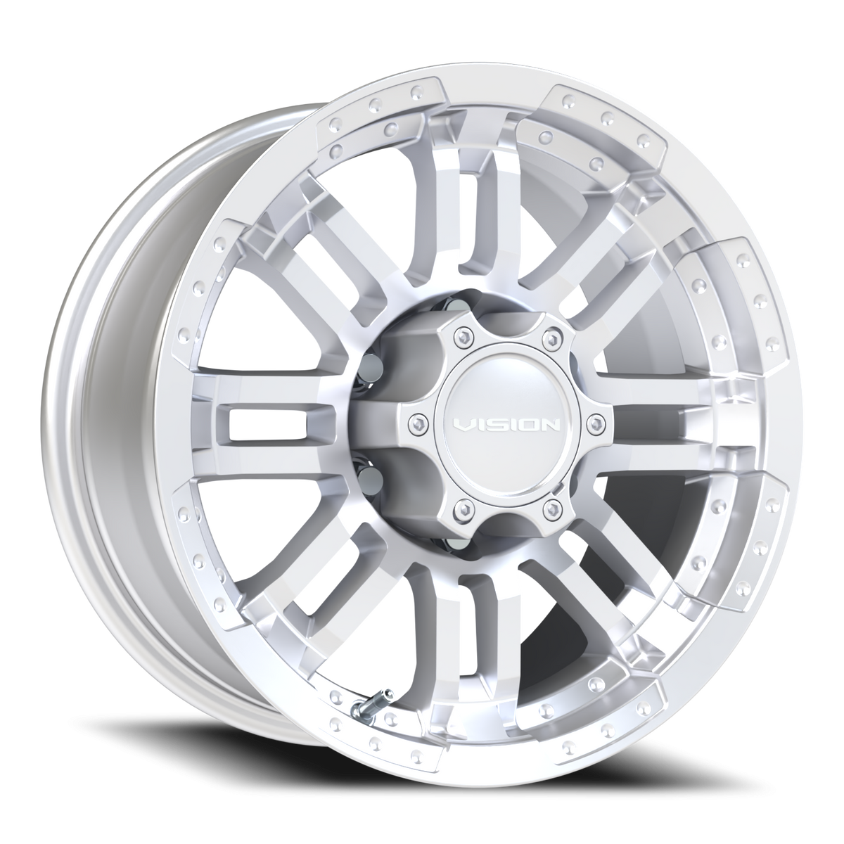 Vision Wheel 375 Winter Paint-Silver( Salt Resistant) 16x8 0 6x139.7mm 110mm - Wheelwiz