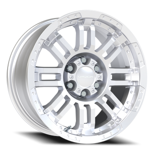 Vision Wheel 375 Winter Paint-Silver( Salt Resistant) 16x8 +12 6x114.3mm 71.5mm - Wheelwiz