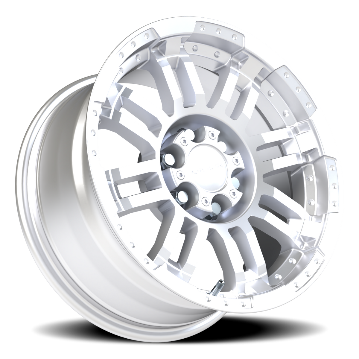 Vision Wheel 375 Winter Paint-Silver( Salt Resistant) 16x8 +12 6x114.3mm 71.5mm - Wheelwiz