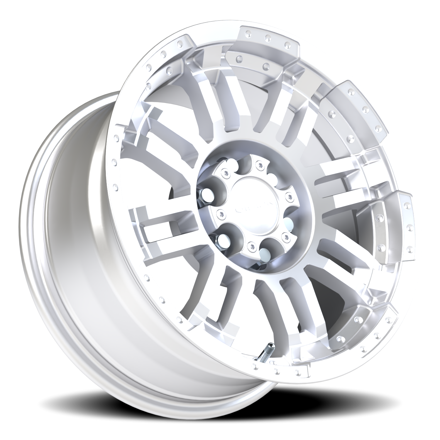 Vision Wheel 375 Winter Paint-Silver( Salt Resistant) 16x8 +12 6x114.3mm 71.5mm - Wheelwiz