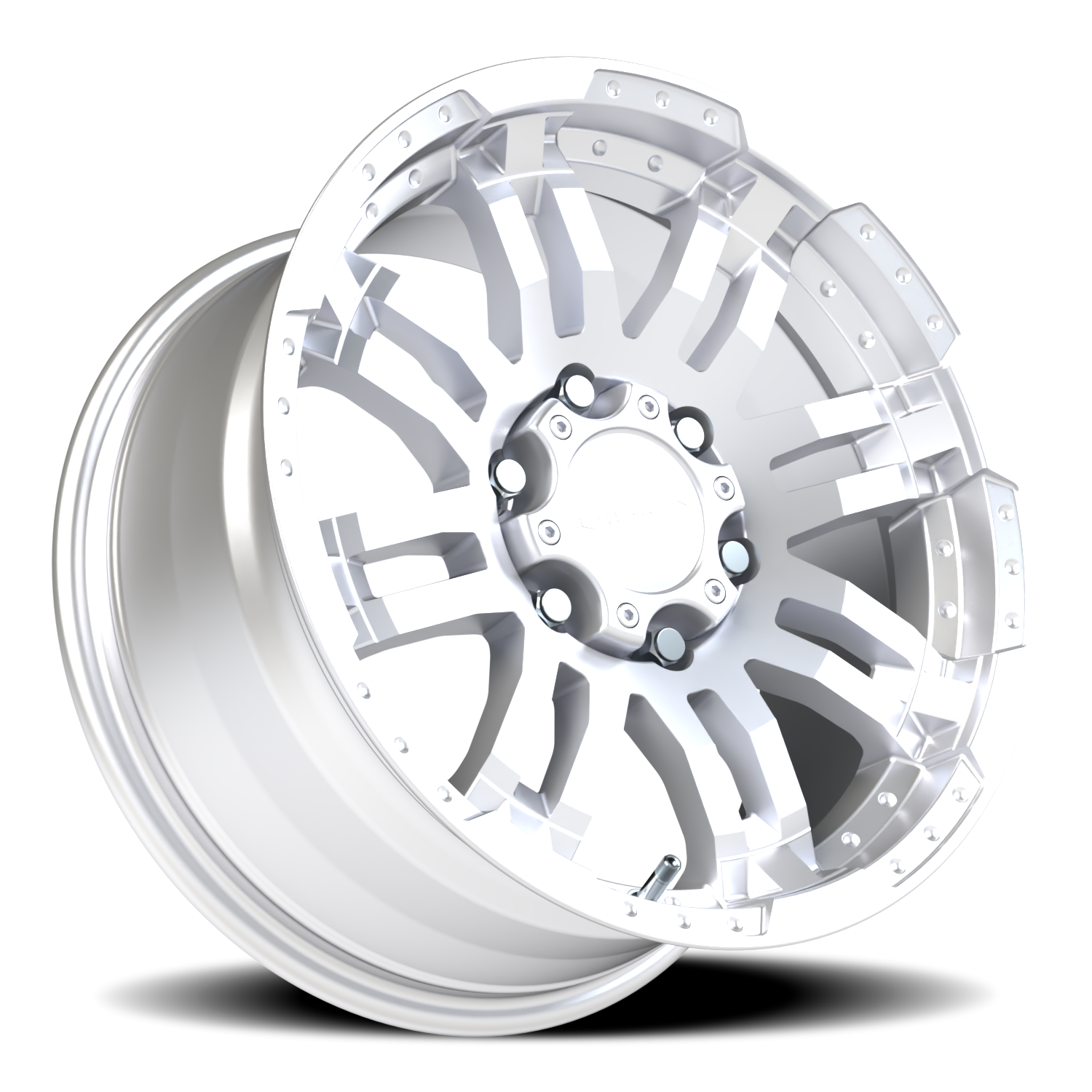 Vision Wheel 375 Winter Paint-Silver( Salt Resistant) 17x8.5 +25 6x139.7mm 106.2mm - Wheelwiz