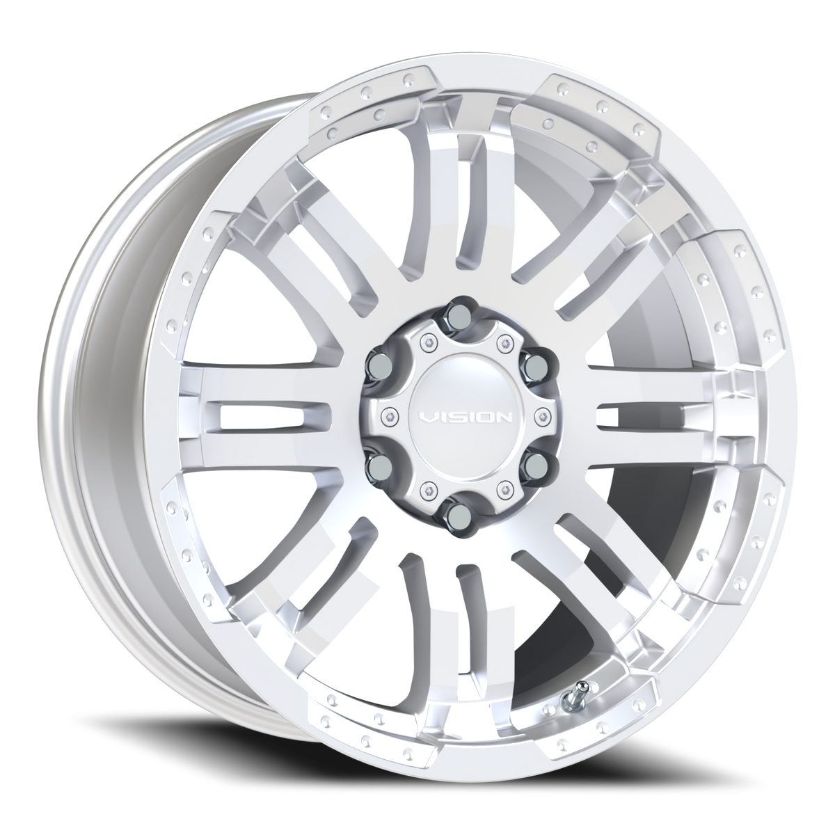 Vision Wheel 375 Winter Paint-Silver( Salt Resistant) 18x8.5 +25 6x135mm 87.1mm - Wheelwiz