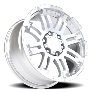 Vision Wheel 375 Winter Paint-Silver( Salt Resistant) 18x8.5 +18 6x139.7mm 106.2mm - Wheelwiz
