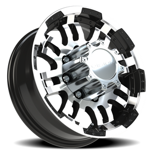 Vision Wheel 375 Gloss Black Machined Face 16x6 0 8x165.1mm 124.5mm - Wheelwiz