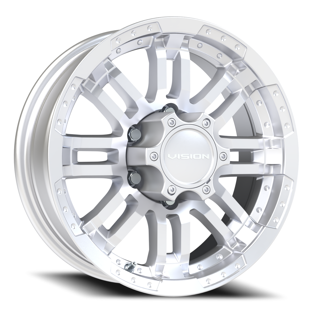 Vision Wheel 375 Marine Paint Silver 16x6 0 6x139.7mm 108mm - Wheelwiz