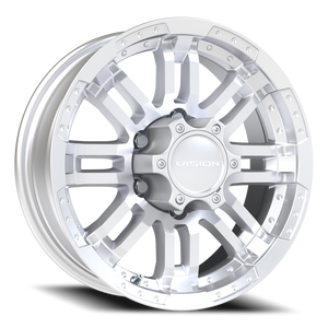 Vision Wheel 375 Marine Paint Silver 16x6 0 6x139.7mm 108mm - Wheelwiz